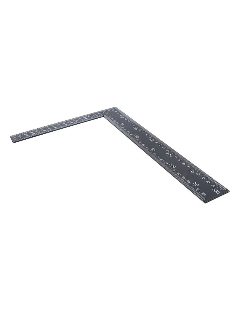 LAWAZIM - Steel Angle Ruler Measuring & Layout Protractors tool Black - Image 1