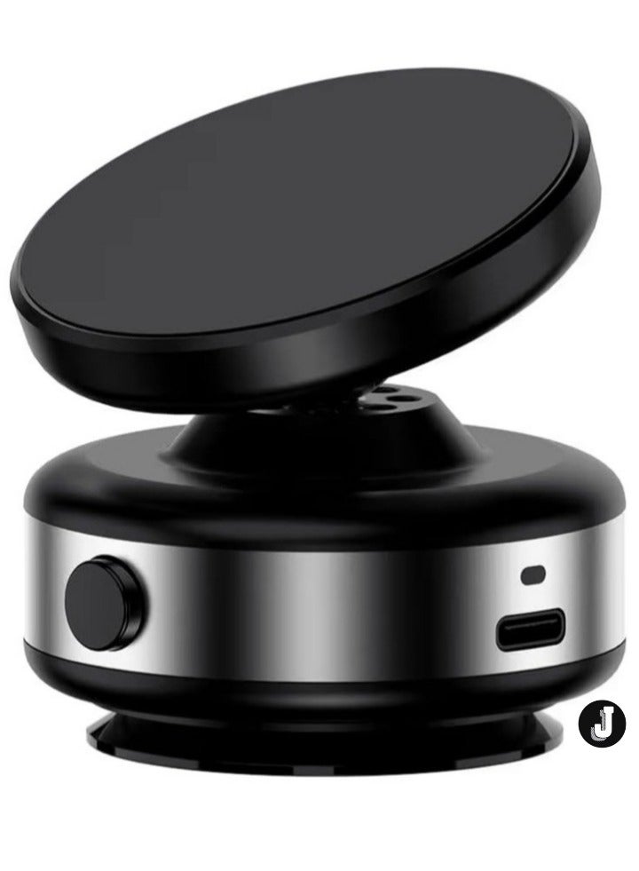 JAJEEK New Magnetic Suction Phone Holder for Car, Mirror, Gym - 360°Rotation Magnetic Car Cell Phone Holder - Compatible with Metal and Glass Surface (Silver) - Image 1