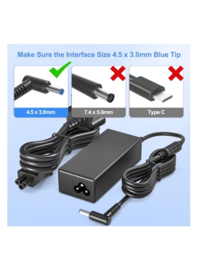 Terabyte For Hp 65W 19.5V 3.33A New Replacement hp Laptop Computer Notebook AC Adapter Charger HP (4.5 X 3mm) - Image 3