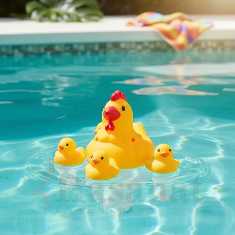 HASANAT ESSENTIALS لعبة استحمام الدجاج من هسنت الأساسية - Image 4