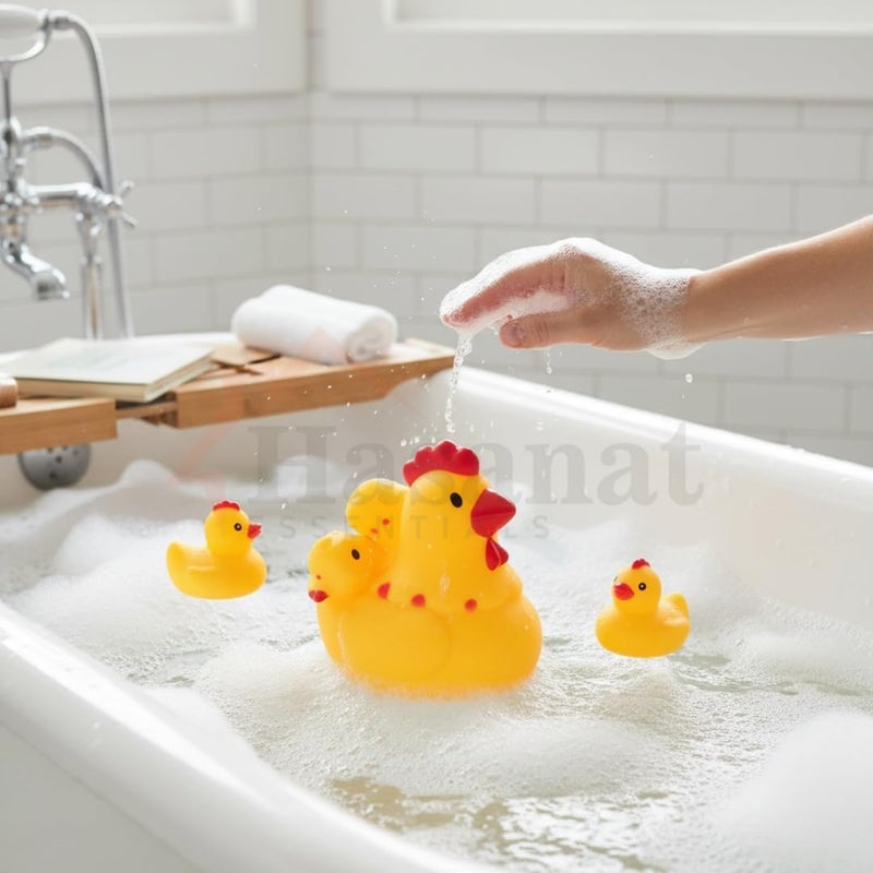 HASANAT ESSENTIALS لعبة استحمام الدجاج من هسنت الأساسية - Image 2