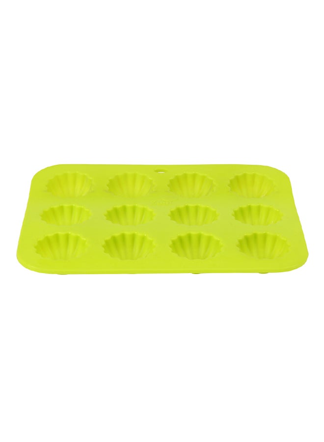 zeal 3-Piece 12-Cup Pixie Bun Mould Set Green 17x13x1.5cm