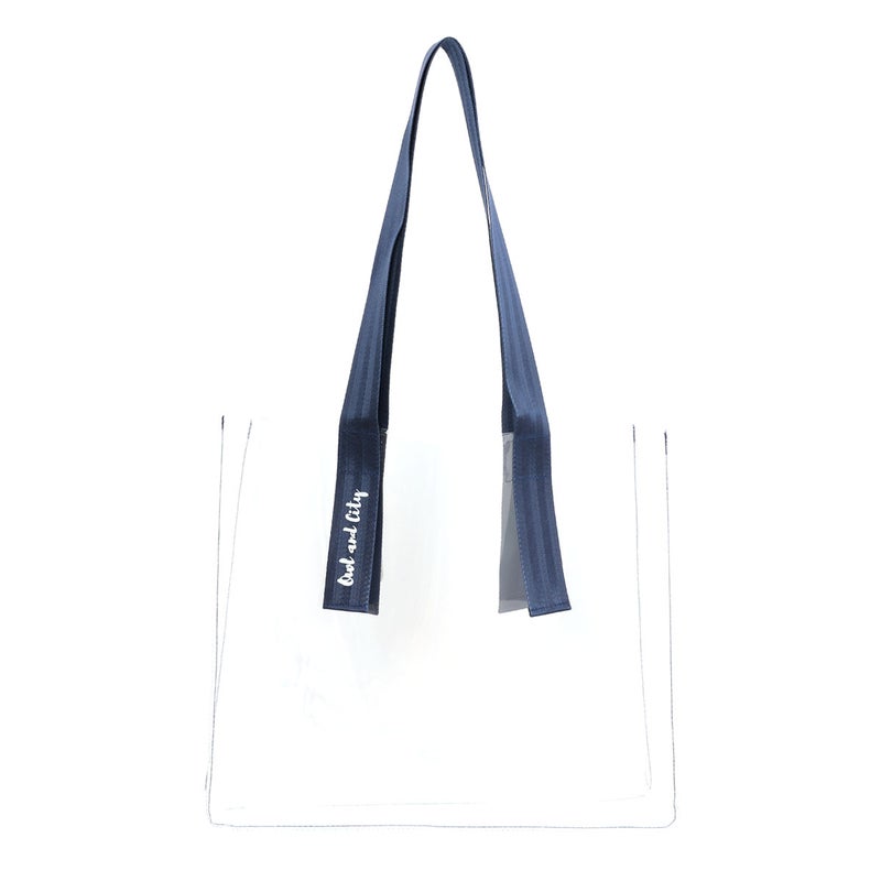 Biggdesign Owl And City Transparent Shopping and Beach Bag - Image 3