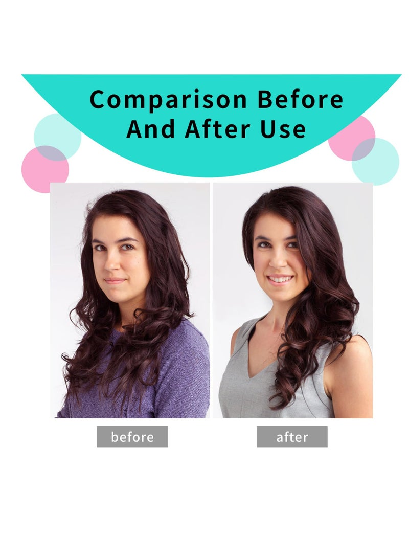 Excefore Curl Defining Brush Set, 2 Pcs Bounce Curly Hair Brush for Reduce Hair Pulling and Curl Separation, Detangling Shaping, Defining Curls for Women, Ideal for Wet, Dry Hair, Kids, Women, Men, Blue, Beige - Image 5