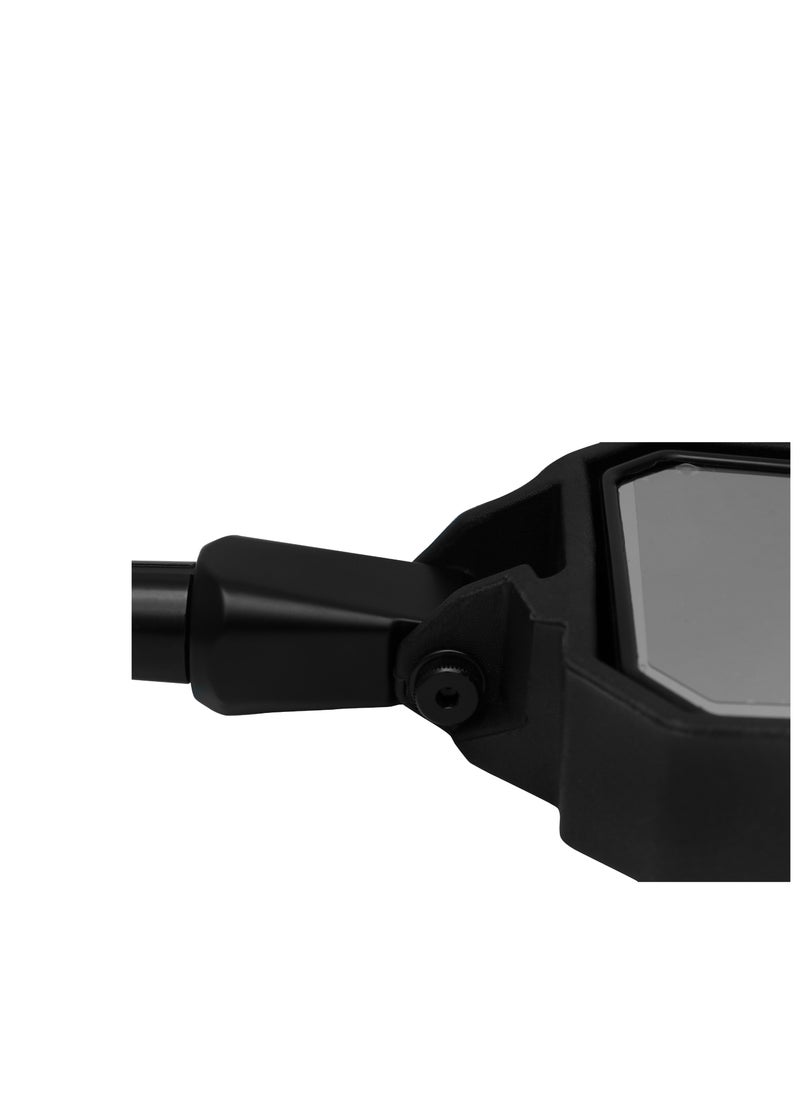 Generic - Pair of ATV Side Rear View Mirrors, Black Frame - Image 1