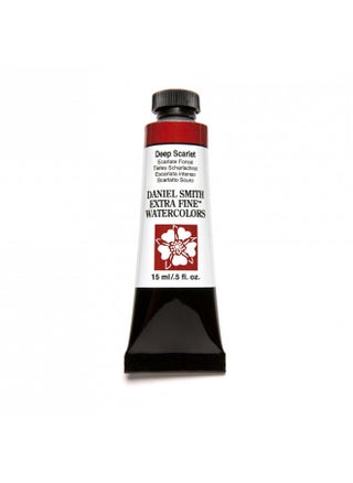 DANIEL SMITH Extra Fine Watercolor Paint, 15ml Tube, Deep Scarlet, 284600033, 0.5 Fl Oz (Pack of 1) - pzsku/Z92FD9A1E3EFE1FD328F5Z/45/_/1732283887/920e299f-7f90-4b3c-9e39-091a23ff4013