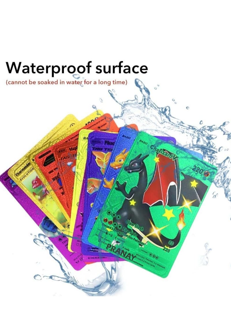 مجموعة بطاقات بوكيمون من فور إيفر كيدز بوك-إيمون، 55 قطعة، مجموعة بطاقات متنوعة من سلسلة بطاقات V، بطاقات Vmax GX الذهبية النادرة وبطاقات الألغاز النادرة الشائعة (قوس قزح) - Image 3