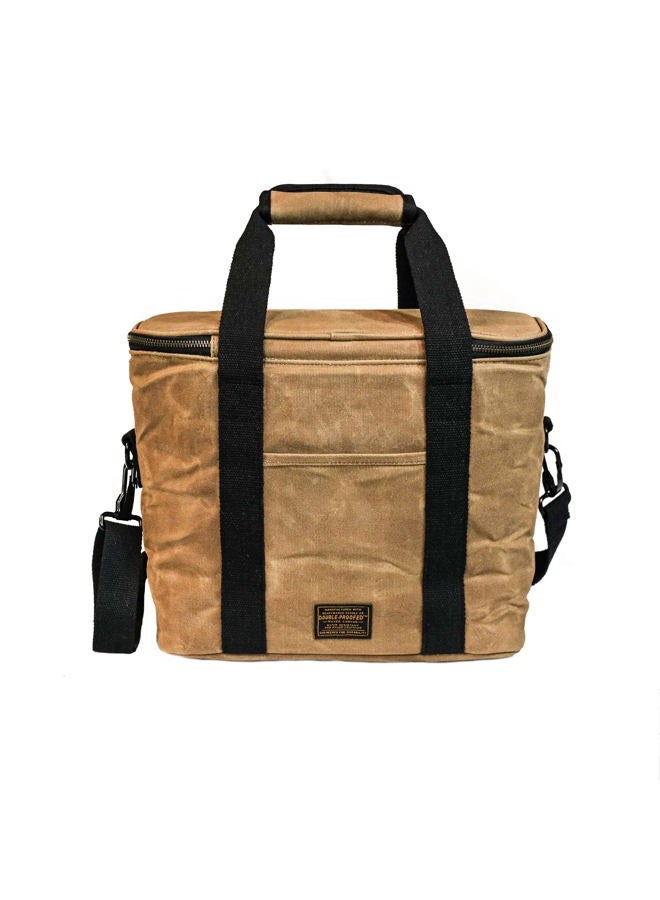 Readywares Waxed Canvas Insulated 18L Soft-Sided Cooler for Camping, Beach, Tailgailting, BBQ, Weekend Trips - Great as Lunch Cooler and Mens Lunch Bags for Work or Lunch Bag - Image 2