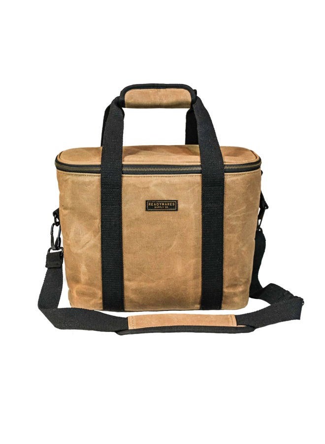 Readywares Waxed Canvas Insulated 18L Soft-Sided Cooler for Camping, Beach, Tailgailting, BBQ, Weekend Trips - Great as Lunch Cooler and Mens Lunch Bags for Work or Lunch Bag - Image 1