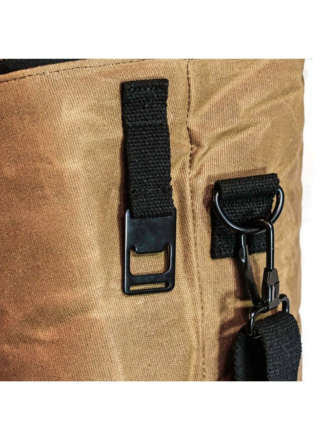 Readywares Waxed Canvas Insulated 18L Soft-Sided Cooler for Camping, Beach, Tailgailting, BBQ, Weekend Trips - Great as Lunch Cooler and Mens Lunch Bags for Work or Lunch Bag - Image 3