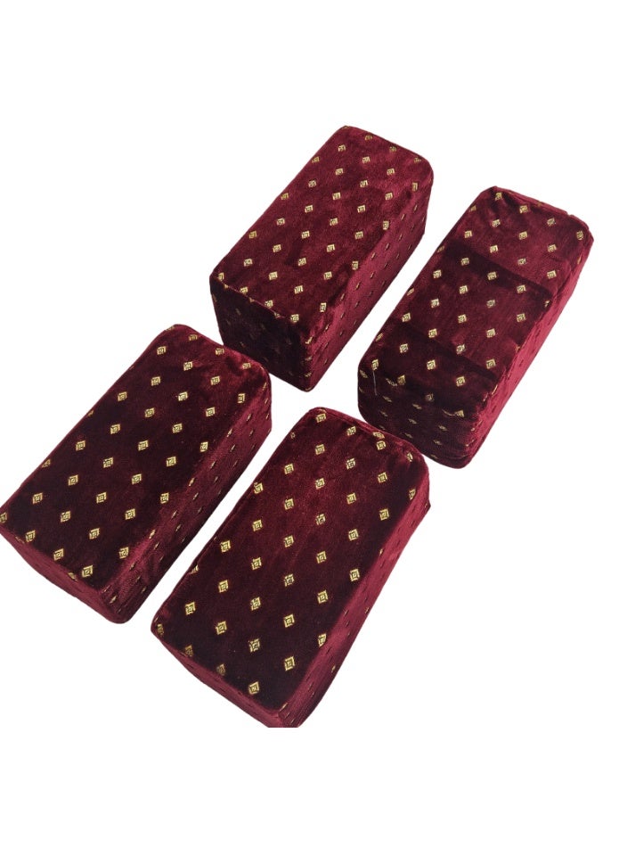 سمارت هوم طقم جلوس تراثي من ست قطع، مناسب للسفر والتخييم والبستنة. يتضمن الطقم مرتبة دائرية كبيرة بحشوة مزدوجة، وحقيبة، وأربعة مساند مع الحقيبة. يتميز المقعد بنقوش جميلة، وخياطة مزدوجة، وحشوة ٢٠ مم، وطبقة سفلية من قماش تنزانيّ مقاوم للماء. طقم الجلوس المتين مصنوع من أنابيب مربعة بسمك ٨ مم و١ مم. طقم فاخر مطابق للصورة. مقاس المرتبة ٣٠٠ × ٣٠٠ سم، ومقاس المساند ٢٥ × ٥٠ سم. - Image 5