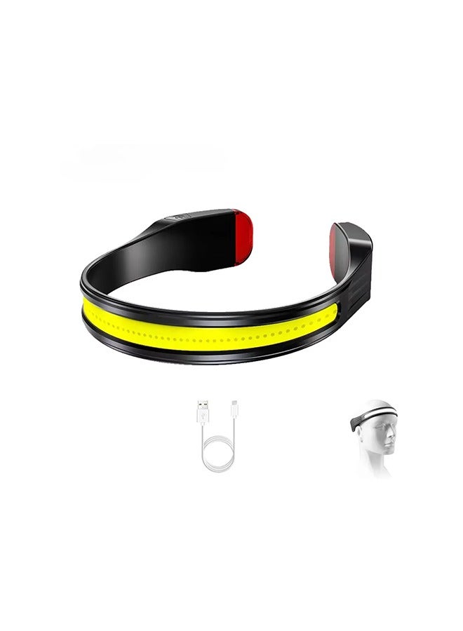 Outdoor camping night headlight LED strong light rechargeable head mounted neck light floodlight - Image 1