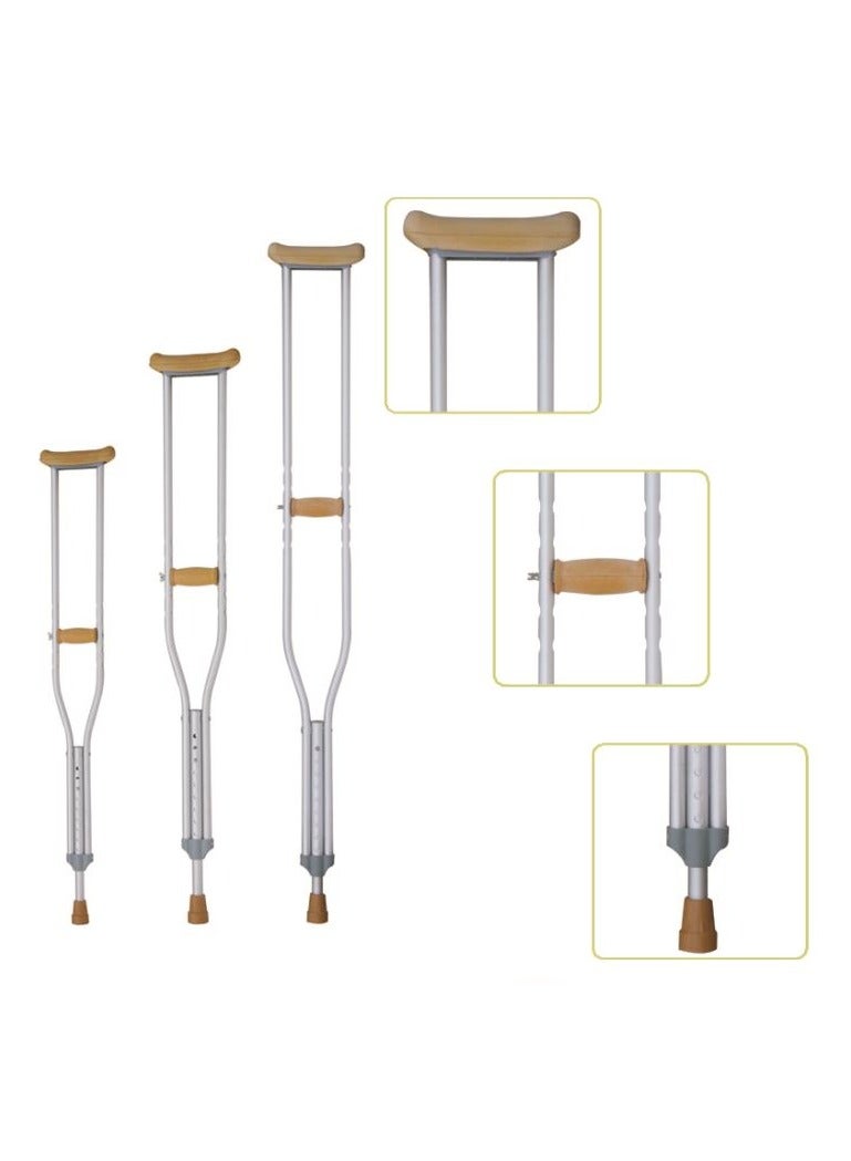 JIANLIAN Adjustable Underarm Crutch Model JL925L (Medium Size) - Image 1