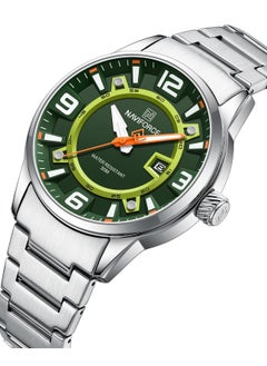NAVIFORCE Stainless Steel Analog Quartz Wrist Watch For Men with Date NF8044 S/GN/S  - Image 2