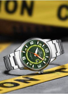 NAVIFORCE Stainless Steel Analog Quartz Wrist Watch For Men with Date NF8044 S/GN/S  - Image 5