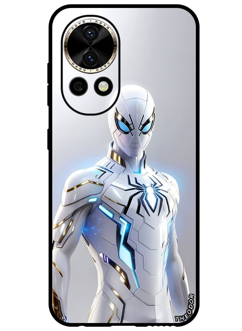 Theodor Protective Case Anti Scratch Shock Proof Bumper Cover For Huawei Nova 12 Ultra White Spider Man - Image 1