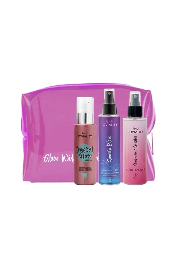 JOVIALITY Heat & Glow kit + Free Pink Pouch - Image 1