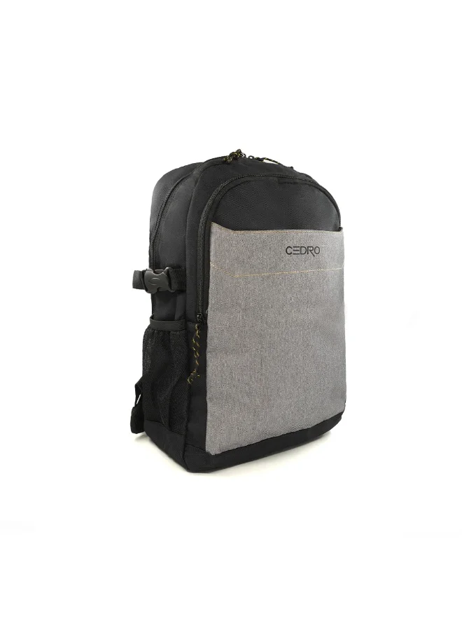 Cedro Cedro School Backpack â€“ Black/Grey