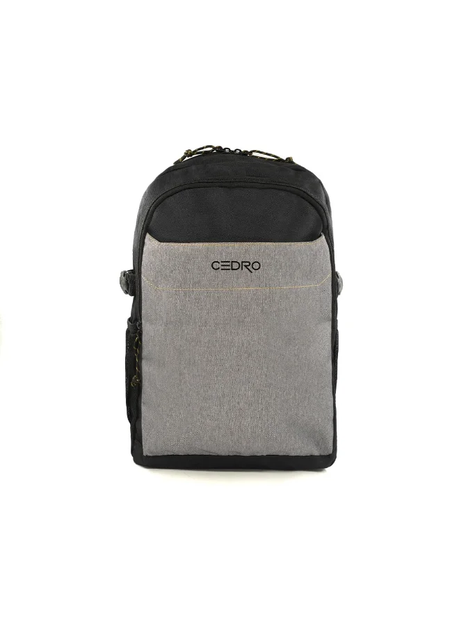 Cedro Cedro School Backpack â€“ Black/Grey