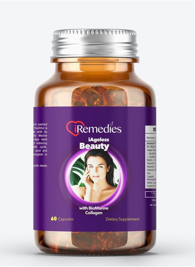 iRemedies iAgeless Beauty – 60 capsules  - Image 1