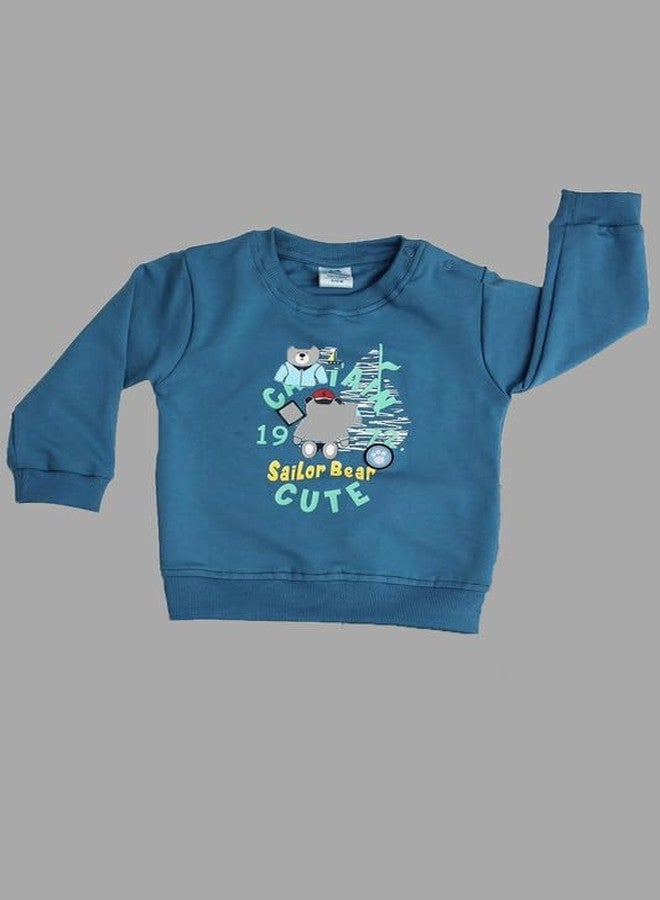 Dollar Junior Tiny Crews Baby Boys Casual T-Shirt Pant Set (KWRN10035_12-18M) Multicolour - Image 2