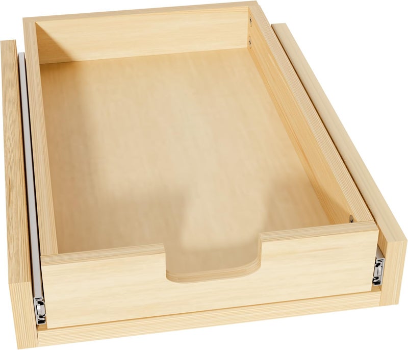 Grehitk Pullout Cabinet Organizer, 11''WÃ—21''DÃ—3''H Slide Out Shelves for Kitchen Cabinets, Pull out Drawers for Kitchen Cabinets, Pantry, Bathroom, & Storage Organization - Image 1