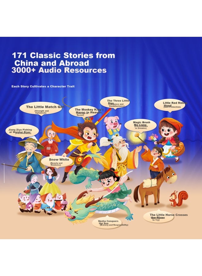 Luoli New Year Gift 365 Nights Singing Bedtime Story Sound Book Early Education Reading Machine Audio Book Children's Toy - Image 2