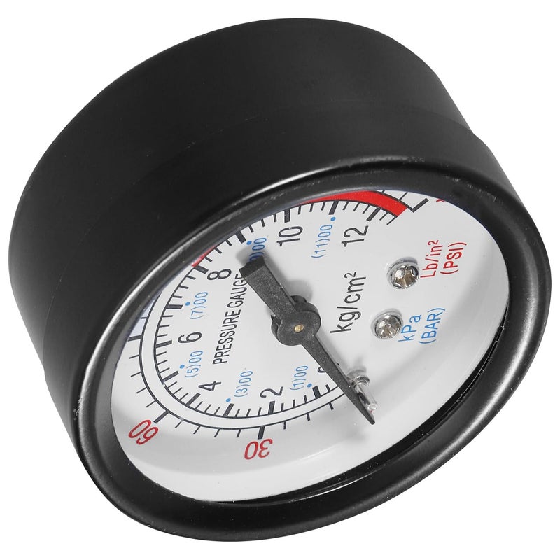 Vertical Dial Air Compressor Pressure Gauge Compact Accurate Measurement Tool - Image 1