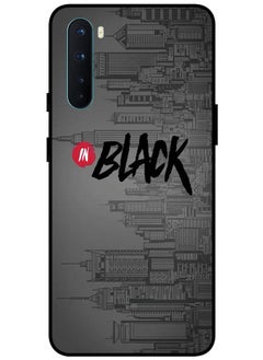 Protective Case Cover For OnePlus Nord Smart Series Printed Protective Case Cover for OnePlus Nord In Black