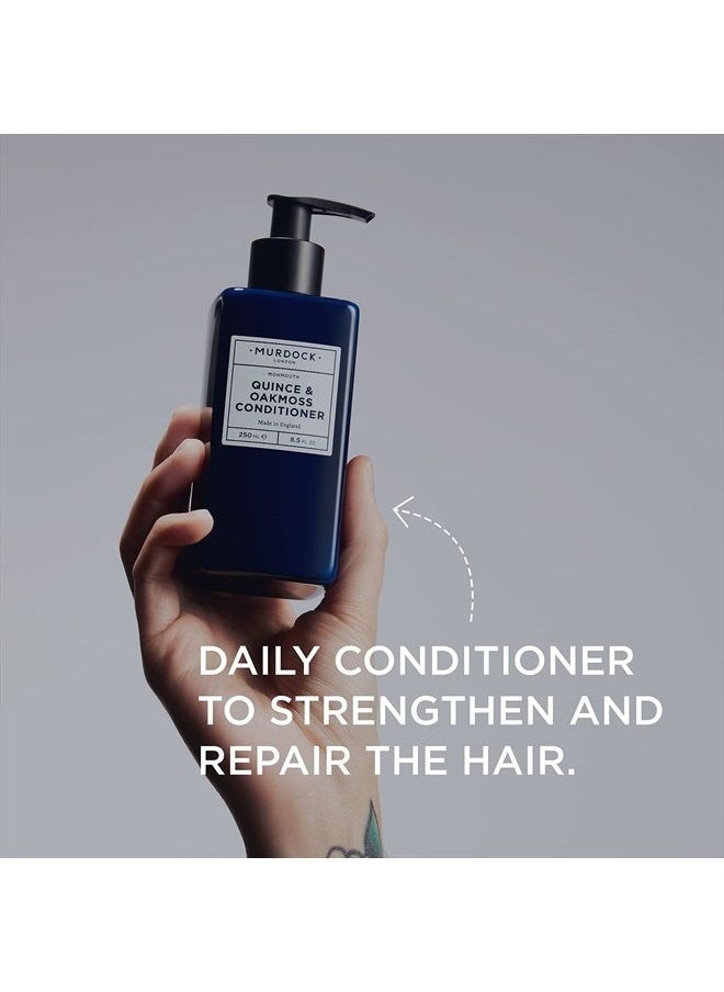 Murdock London - Quince & Oakmoss Conditioner | Strengthens & Repairs Hair from Within | All Hair Types | Made in England | 8.5 oz - Image 1