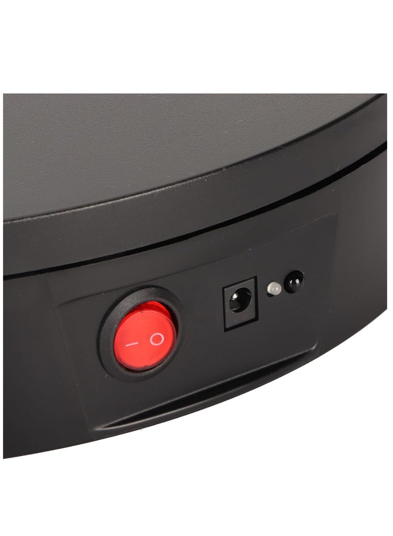 Xria 30cm Degree Auto 360 Rotating Turntable Multi-Angle Photography Display With Remote Control(Black) - Image 4