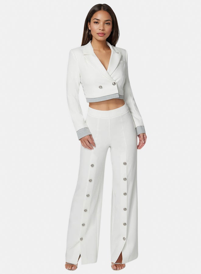 bebe High Waist Wide Leg Pant  - Image 1