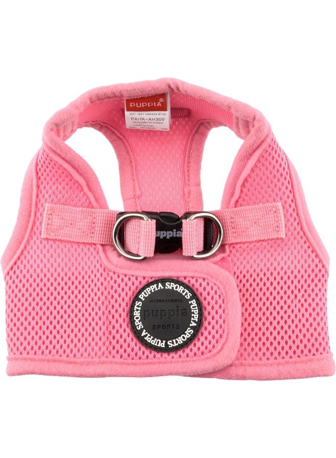 Puppia Soft Vest Harness, L, Pink - Image 1