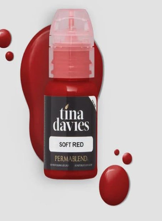 Perma Blend Lip Pigments Professional Permanent Makeup (Soft Red) 15ml,1/2oz Bottle - Image 2
