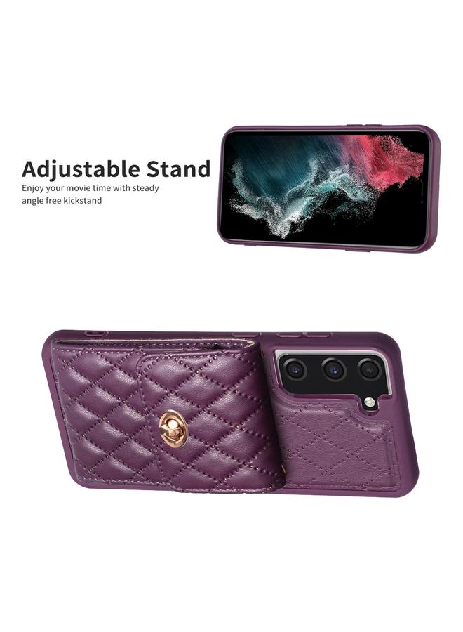 اس-توب جراب لهاتف Samsung Galaxy S21 FE 5G، جراب هاتف جلدي عمودي على شكل معينات - Image 5