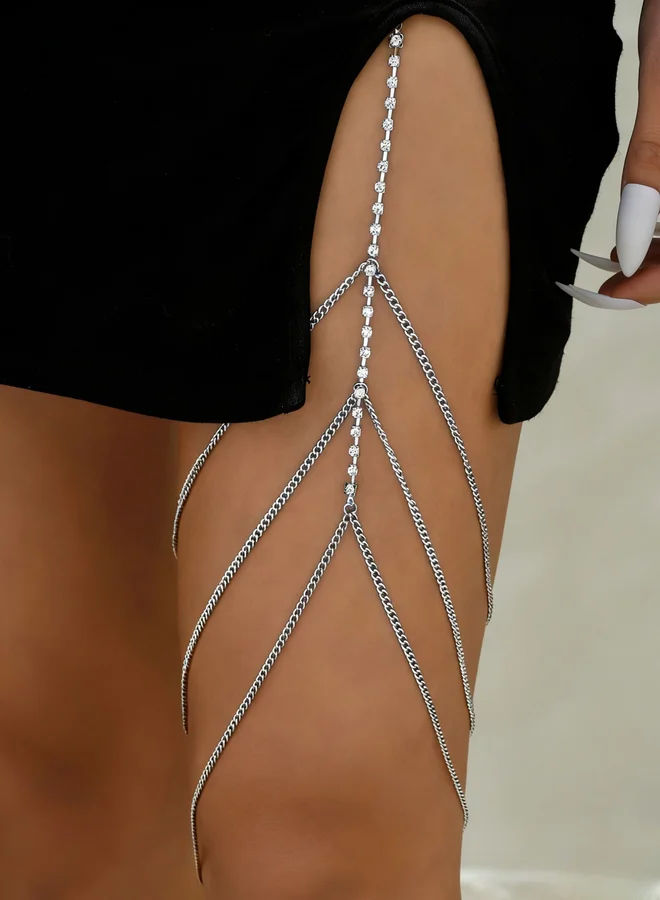 تايك تو سلاسل فخذ متعددة الطبقات مزينة