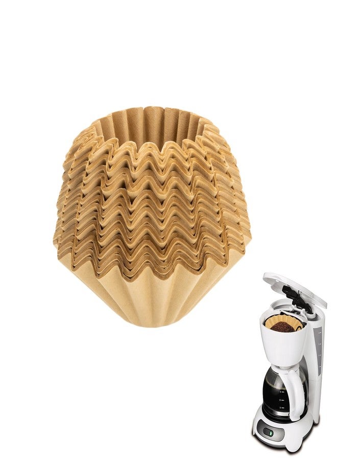 Piszvbej 150 Pack Coffee Filters Compatible with Mr.Coffee 4-Cup, Small Unbleached Coffee Filter Paper, Disposable Thick and Durable Paper, No Grounds Overflow, Ideal for Home, Office and Travel - Image 1