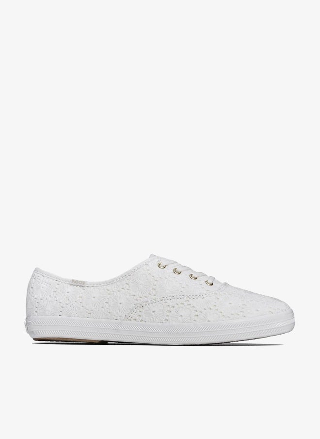 Keds Women's Champion Canvas Lace Up Sneaker Casual Sneaker Cream - Image 1