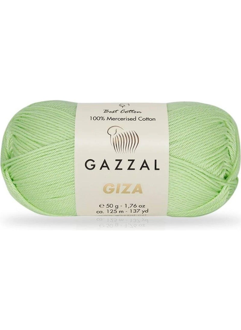 Gazzal Giza 50 gr. Mercerized Cotton Yarn Amigurumi Yarn Hand Knitting Yarn 2458 