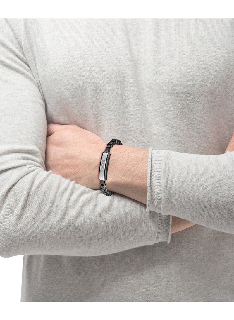 HUGO BOSS JEWELRY DEVON MENS CHAIN BRACELET - 1580598M - Image 2