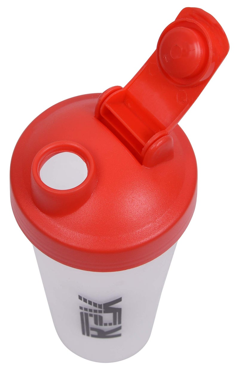R2K Sport Protein Shaker/Gym and Water Bottle, 700ml (Red) - Image 3