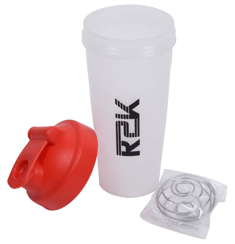 R2K Sport Protein Shaker/Gym and Water Bottle, 700ml (Red) - Image 2
