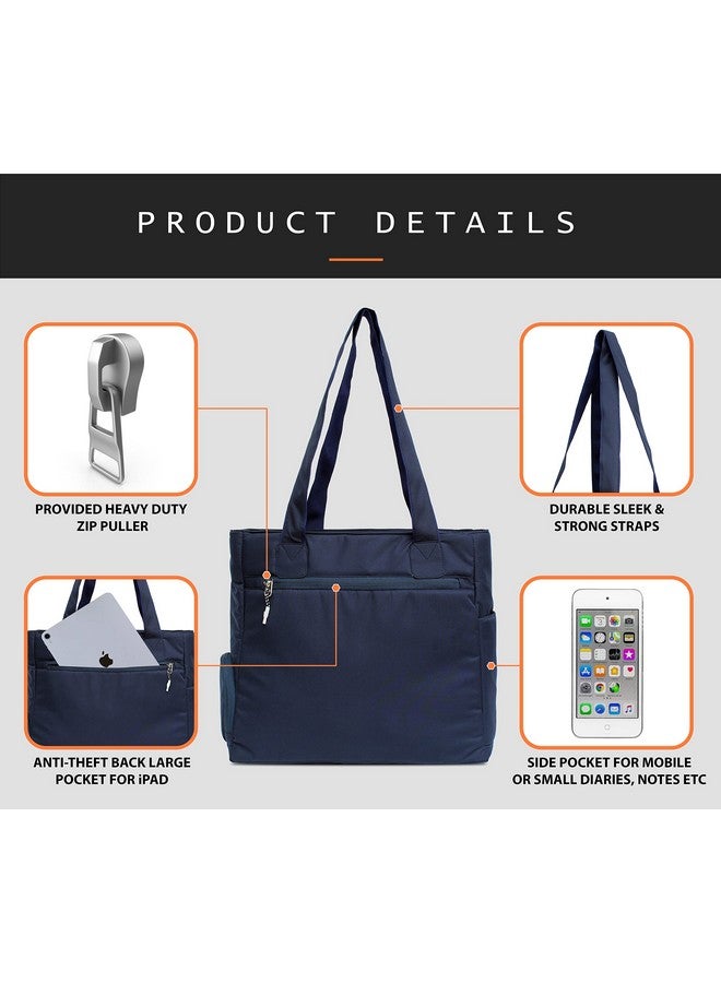 addixon Women Casual Shoulder Bag - Dark Blue - Image 5