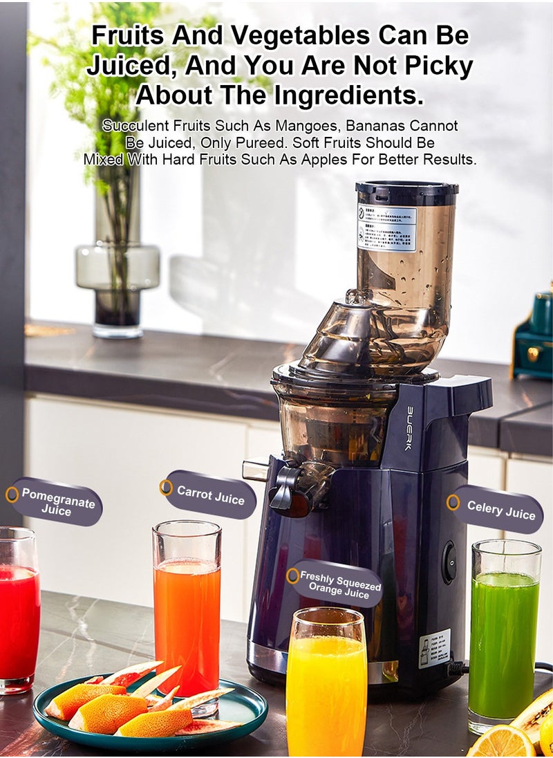 ET-LIFE - Slow Masticating Juicer, Slow juicer, Fruit/Vegetable Juicer, Cold Press Juicer with High Output - Image 1