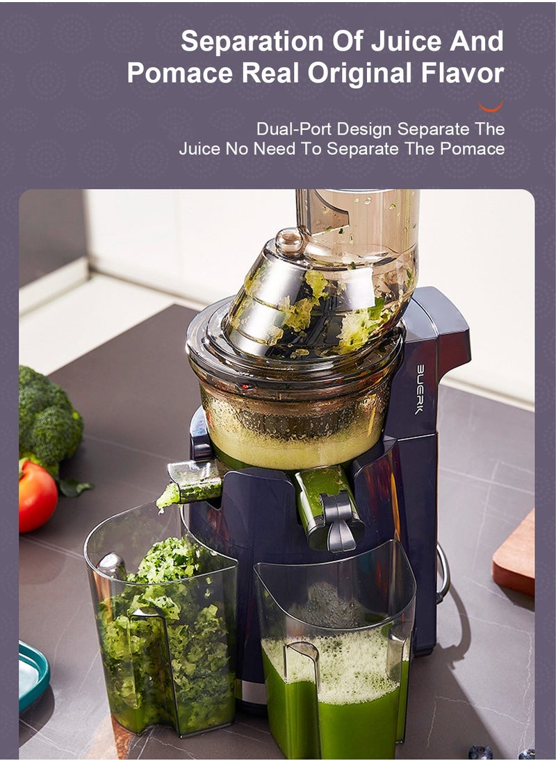ET-LIFE - Slow Masticating Juicer, Slow juicer, Fruit/Vegetable Juicer, Cold Press Juicer with High Output - Image 1