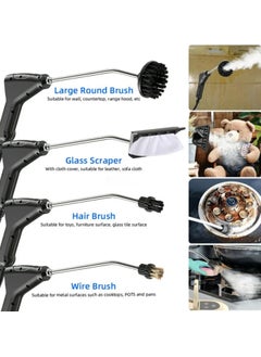 ET-LIFE Steam Cleaner, 4.5Bar Pressurized Steamer for Cleaning, Multi-Purpose Steamer for Home, Handheld Steam Cleaner, with 6pcs Accessories, Car Steamer, Portable Steam Cleaner for Kitchen, Bathroom, Tile  - Image 4