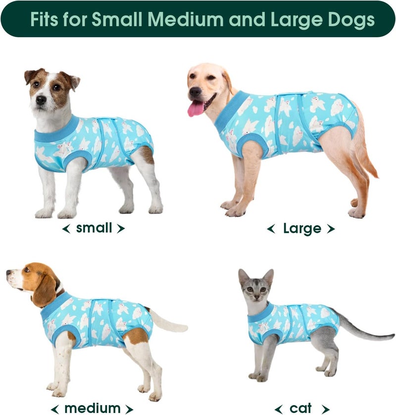 Kuoser Updated modern design Recovery Suit for Dogs Cats After Surgery, Professional Pet Recovery Shirt Dog Abdominal Wounds Bandages, Substitute E-Collar & Cone,Prevent Licking Dog Onesies Pet Surgery Recovery Suit Market multi-use trusted quality - Image 3