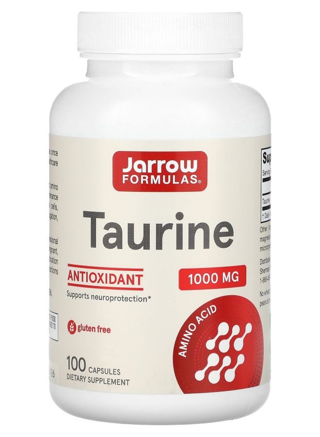 jarrow formulas Taurine  1000 mg 100 Capsules