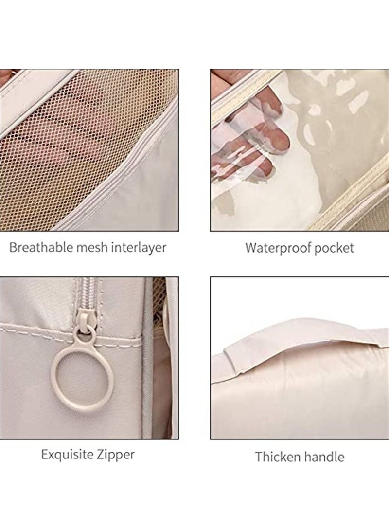 حقيبة أدوات الزينة متعددة الوظائف حقيبة مستحضرات التجميل حقيبة مستحضرات تجميل محمولة حقيبة منظم للسفر مضادة للماء للفتيات والنساء - Image 4