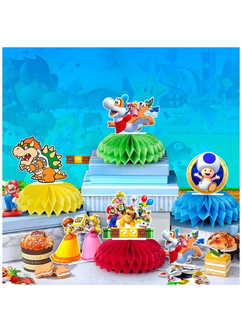 Super Mario Honeycomb Style Centerpiece, 9pcs Super Mario Honeycomb Centerpieces Mario Bros Party Decorations Mario Birthday Decorations - pzsku/Z92FF427CFF9DC2FF4124Z/45/_/1739256382/0c05d551-0357-4ac9-a1f1-98738bf7ca1e